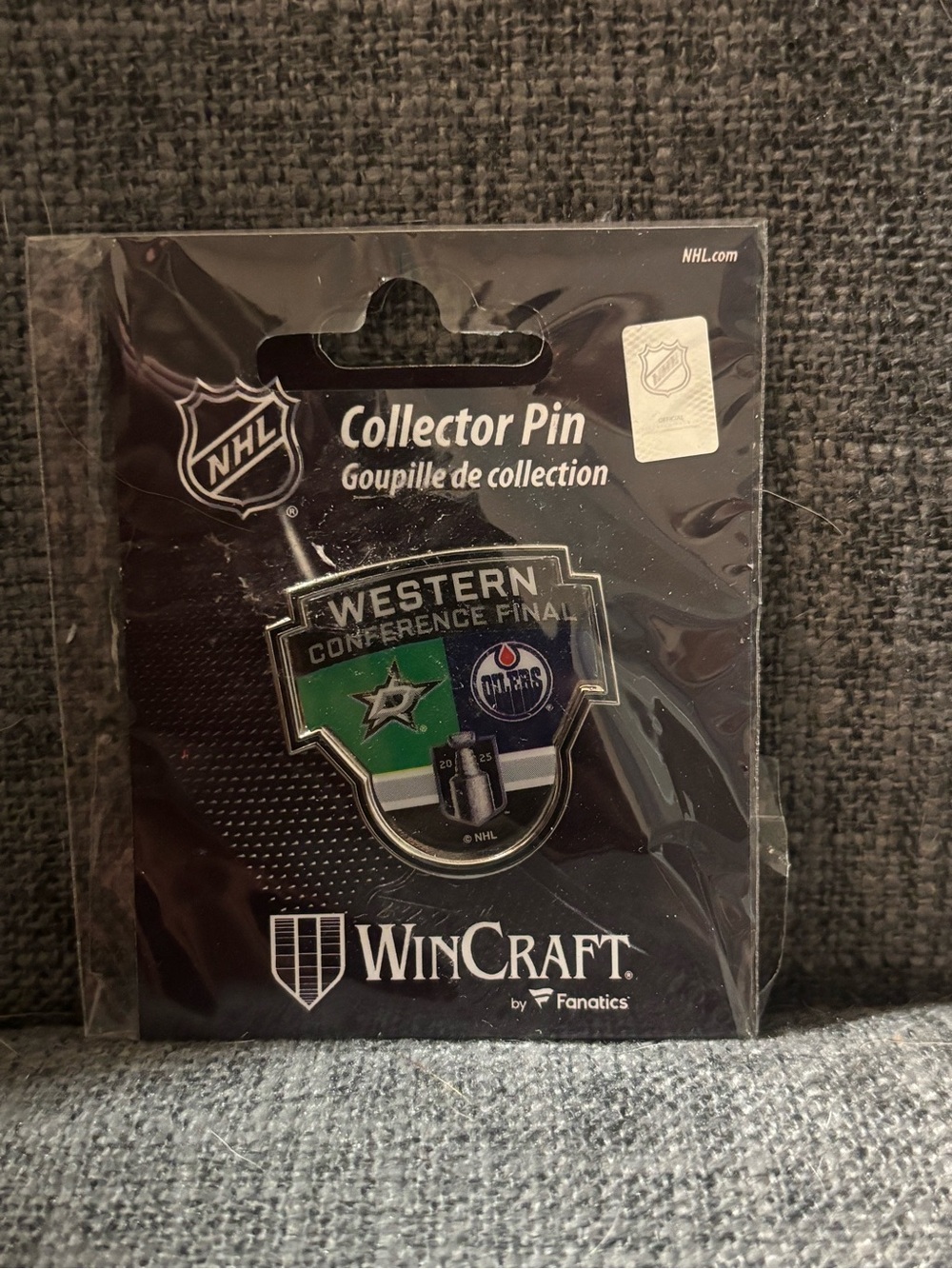 2025 NHL Western Conference Finals Collector’s Pin Dallas vs Edmonton